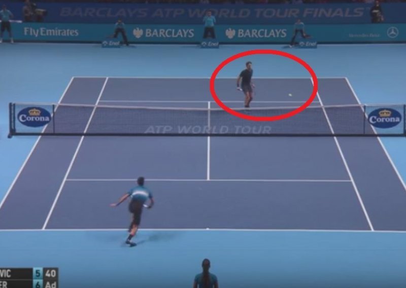 Ovim poenom Federer definitivno je slomio Đokovića