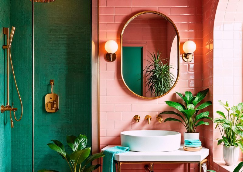 Retro glamur iz 70-ih vraća se na velika vrata, a  kupaonica Jennifer Aniston je savršen dokaz