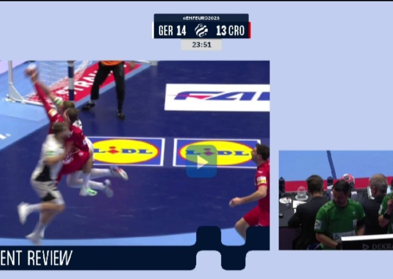 Je li Hrvatska ovdje teško oštećena? Pogledajte trenutak nakon kojeg je pobjesnila hrvatska klupa