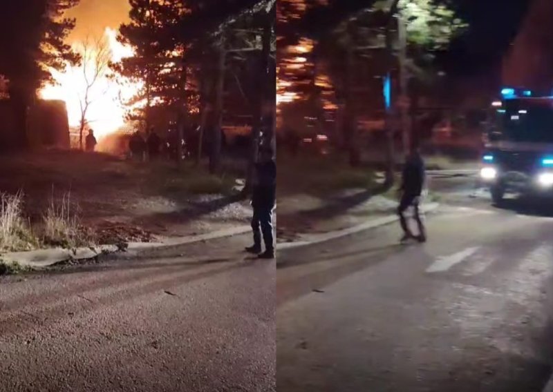 Gori restoran u Crikvenici, mrežama se širi video: 'Unutra je velika bačva plina'