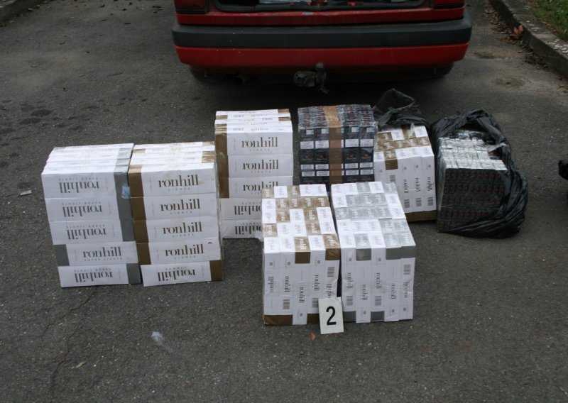 Uhićen s dvije tisuće kutija cigareta
