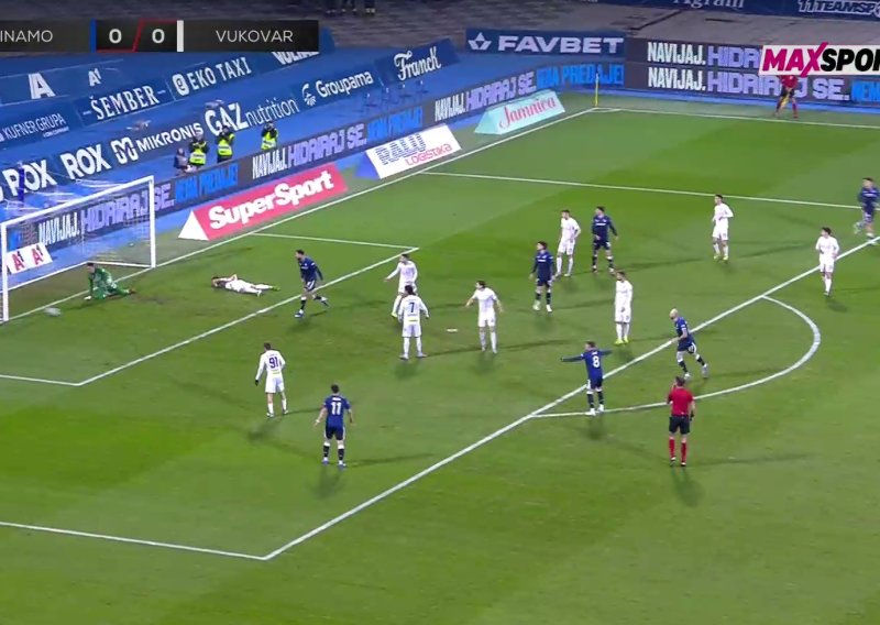 Pogledajte zašto je Dinamu poništen gol protiv Vukovara