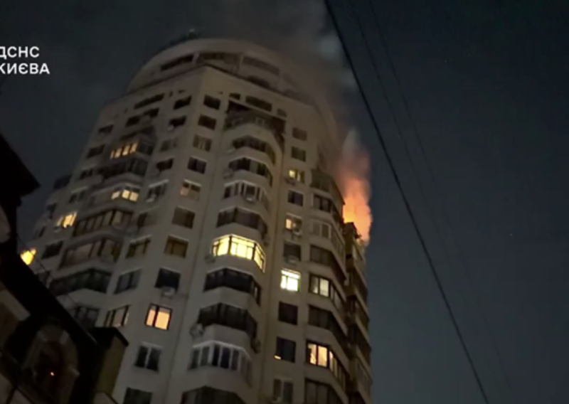 VIDEO Rusija opet u žestokom napadu: Raketama i dronovima udaraju po Kijevu