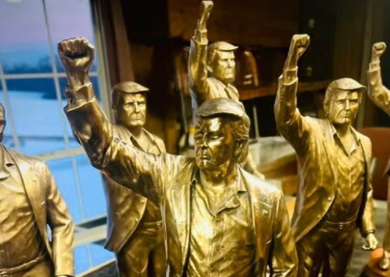 Drama sa zlatnim kipom Trumpa: 'Ta statua neće napustiti moju ljevaonicu dok ne bude isplaćen sav dug'