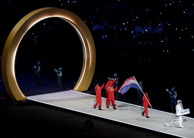 Članovi hrvatske delegacije na svečanom otvaranju Olimpijskih igara