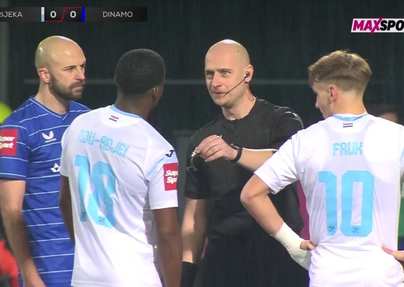 Pogledajte kako je sudac Bel poludio na igrača Rijeke, evo što mu je ponudio