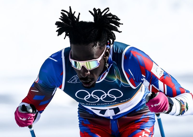 Prvi Haićanin u skijaškom trčanju jednim potezom osvojio srca publike