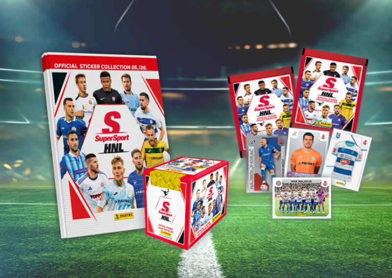 Kad je nogomet više od igre: SuperSport HNL Panini album u limitiranom izdanju