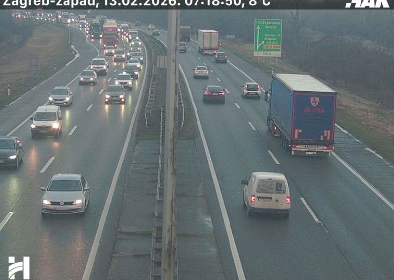 Kilometarske kolone prema Zagrebu: Dogodila se prometna nesreća na A3