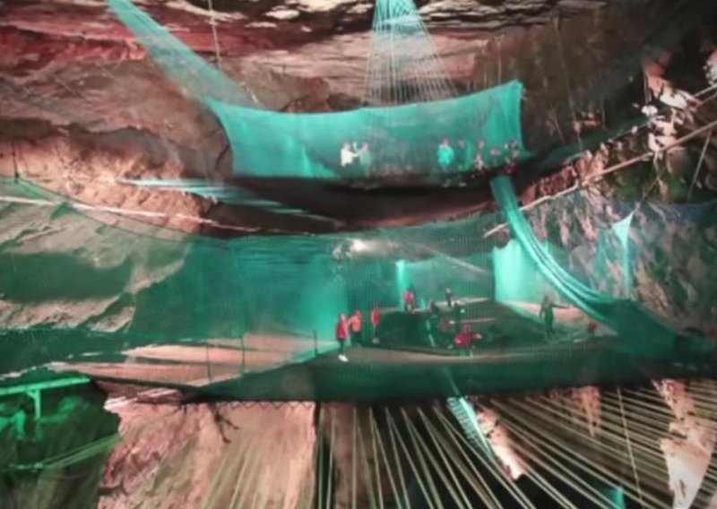 Najveći trampolin na svijetu nalazi se - u pećini
