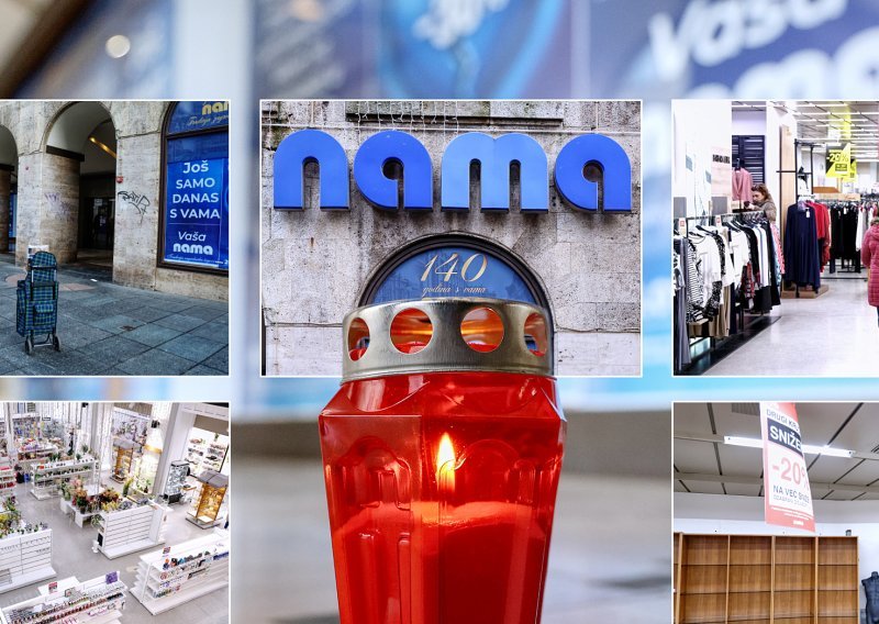 Danas se zatvara Nama u Ilici: Police su prazne, ljudi pale svijeće