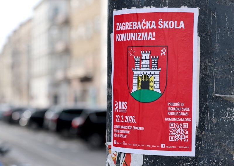 Pojavili se zanimljivi plakati u Zagrebu: Što je to Zagrebačka škola komunizma?