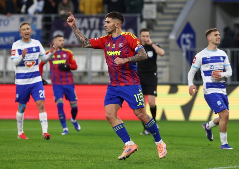Hajduk slavio kod Osijeka, ali i ostao bez Rebića za Jadranski derbi; pogledajte sve bitno s Opus Arene