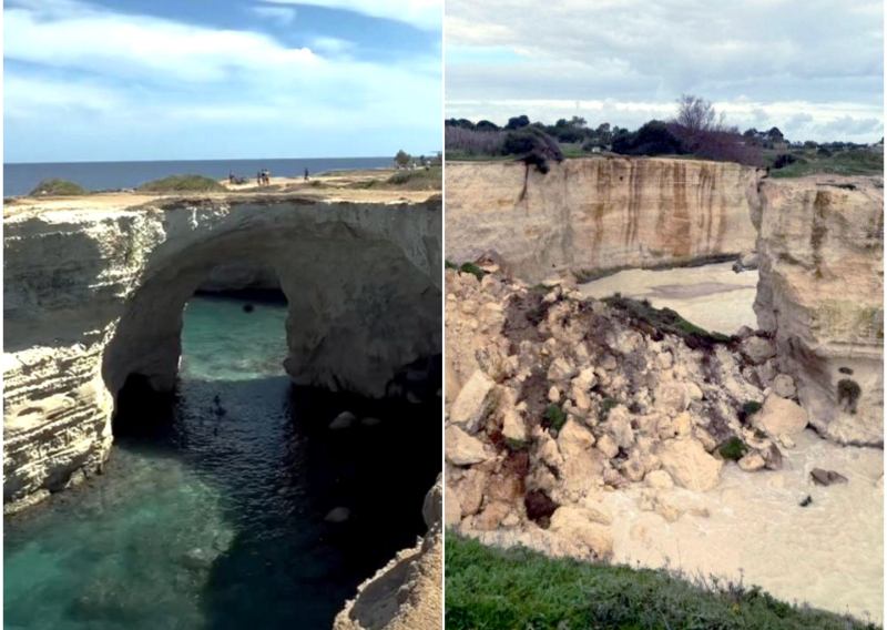 Slavni 'Luk ljubavnika' urušio se u more na samo Valentinovo: 'Nama je ovo kao sprovod'