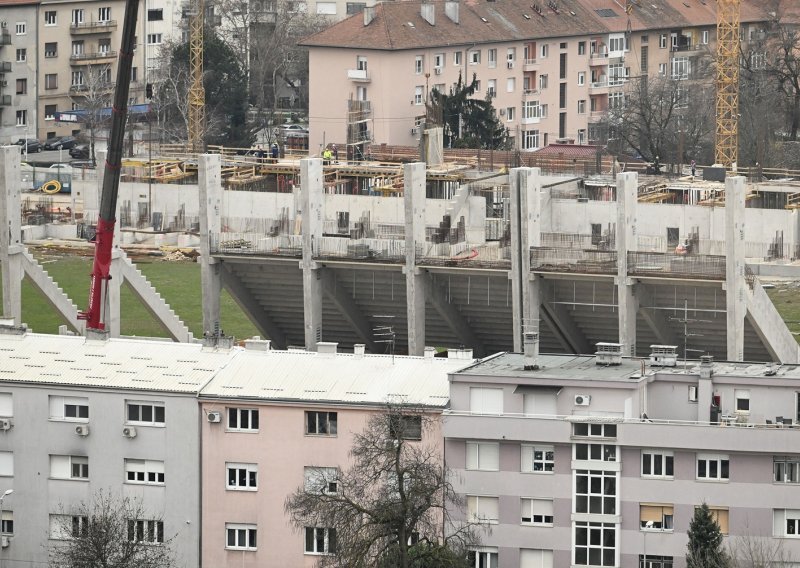 Iz zraka uočljiv novi detalj na stadionu u Kranjčevićevoj; radovi idu 'punom parom'