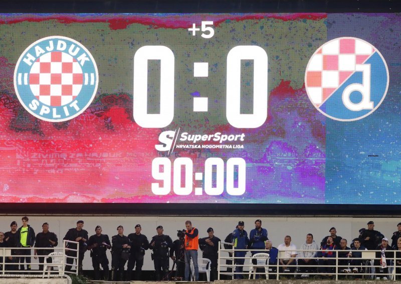 Dinamo i Hajduk igrali u atmosferi kakvu je u Hrvatskoj teško zamisliti
