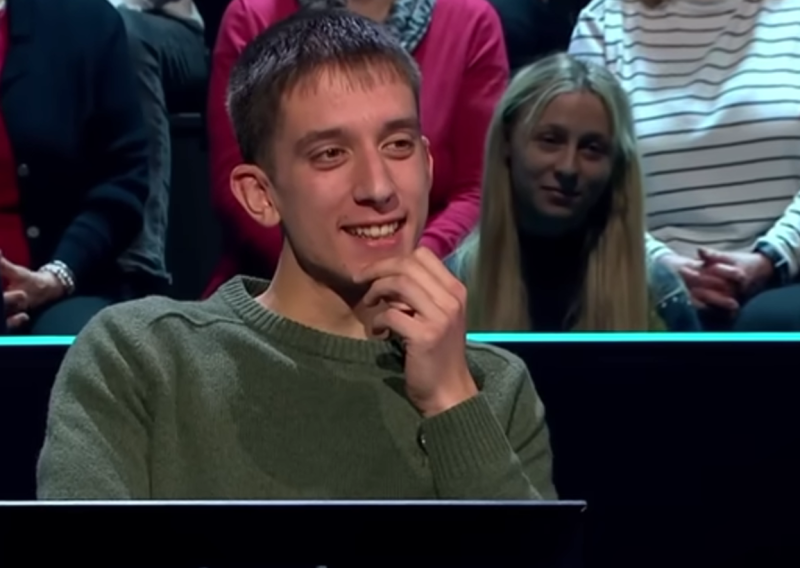 Tko je maturant koji večeras ide po 68.000 eura na 'Milijunašu'? Već smo ga gledali u 'Potjeri'