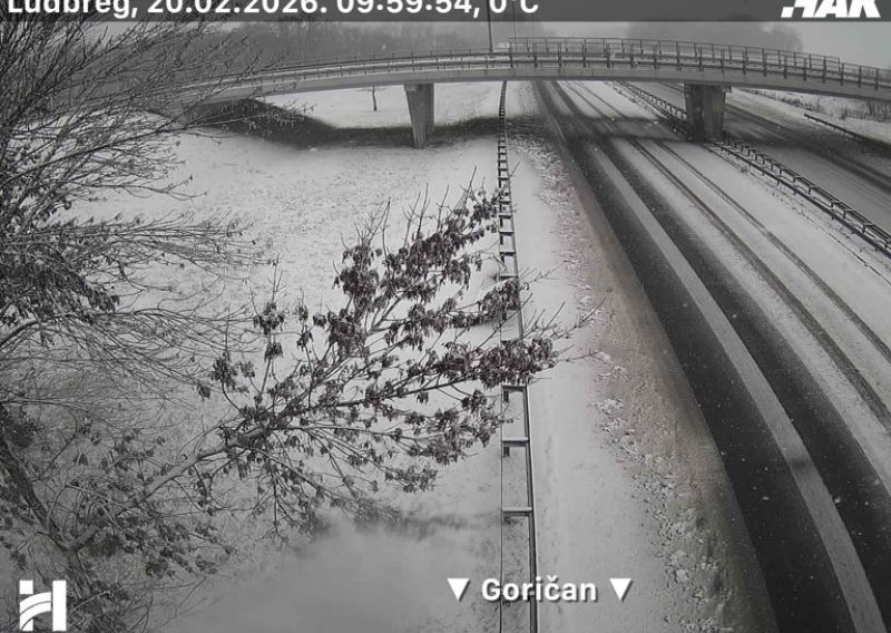 Snijeg pada od noćas: Na sjeveru se stvara deblji sloj, vjetar otežava posao ralicama