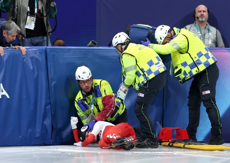 Strašne scene na Olimpijskim igrama: Klizaljka Poljakinji rasjekla lice