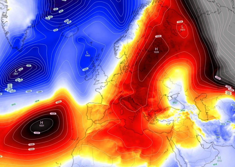 Toplinska kupola donosi veliku promjenu vremena