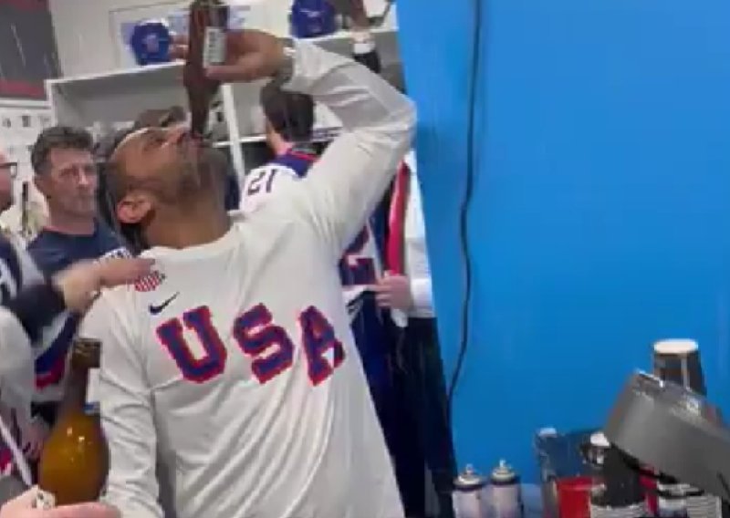 Snimka iz svlačionice izazvala bijes u SAD-u: Pogledajte tko slavi s olimpijskim prvacima