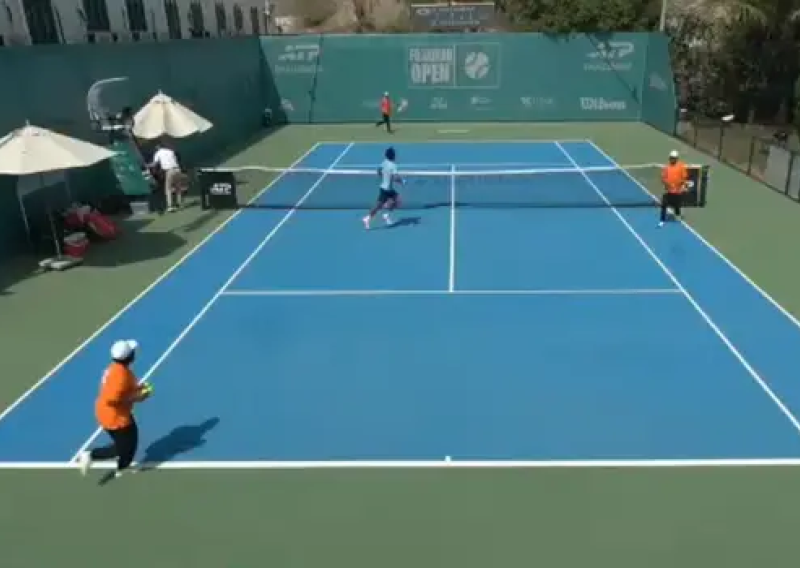 Pogledajte dramu na teniskom turniru u Dubaiju: Eksplozija usred meča izazvala prekid