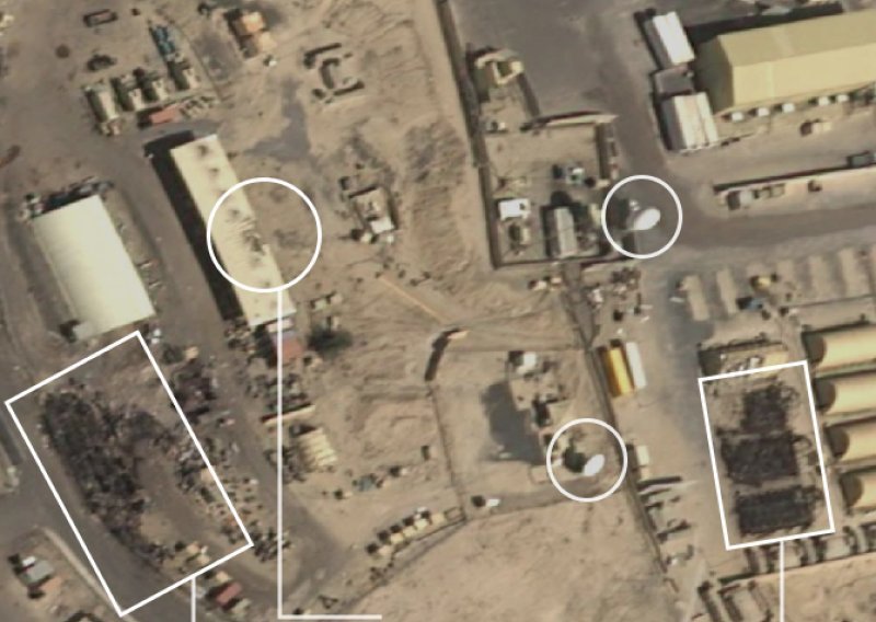 Satelitske snimke pokazuju koliku je štetu Iran dosad nanio Americi