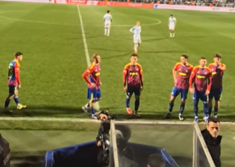 Hajduk je tražio penal, a dobila ga je Rijeka: Pogledajte reakciju šokiranih igrača Hajduka