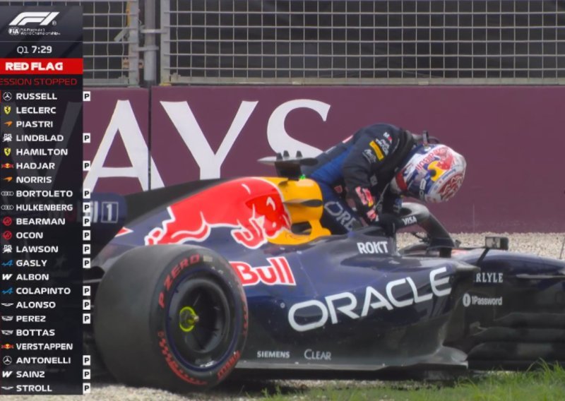 Verstappen šokantno ispao u kvalifikacijama: 'Je**no je zablokiralo'