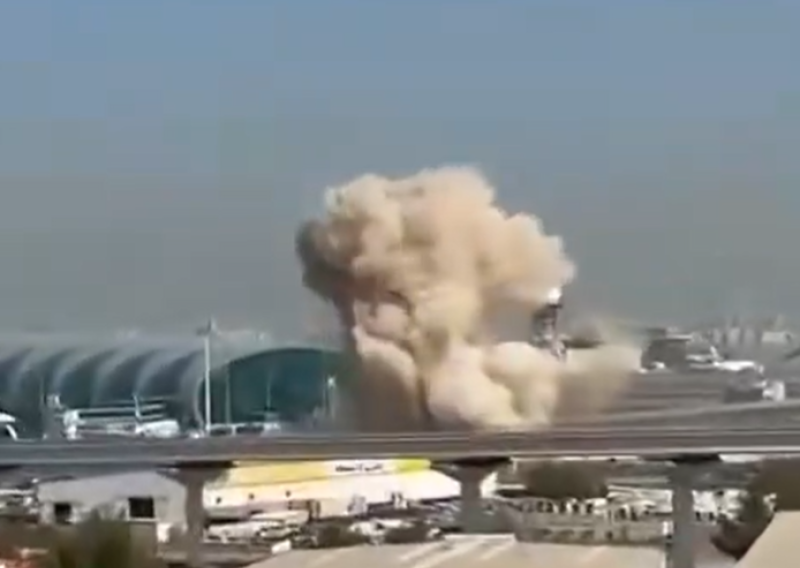 VIDEO Objavljena snimka pada drona u blizini zračne luke u Dubaiju