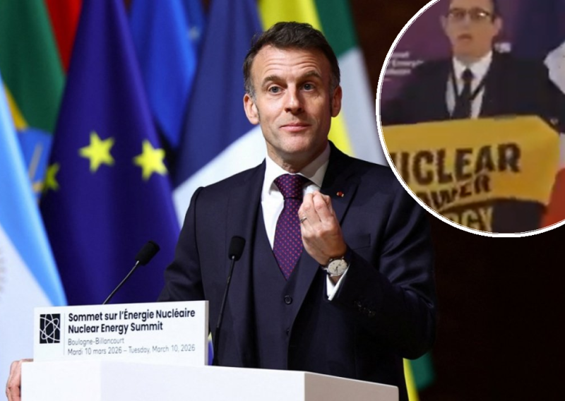 Greenpeace upao na nuklearni samit i prekinuo Macrona: Zašto kupujemo uranij od Rusije?