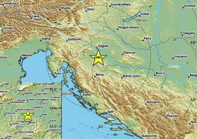 Novi potres kod Petrinje, osjetio se posvuda: 'Grmilo i treslo'