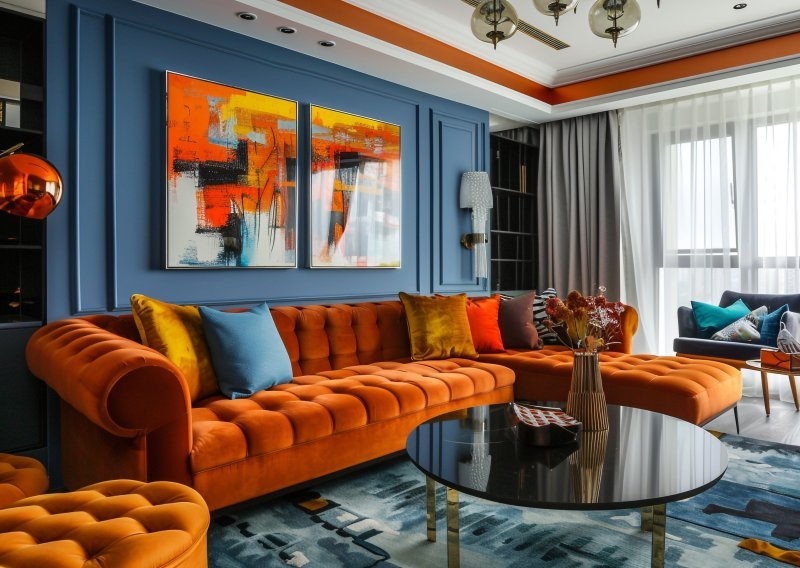 Ova neočekivana kombinacija boja može potpuno promijeniti dnevni boravak