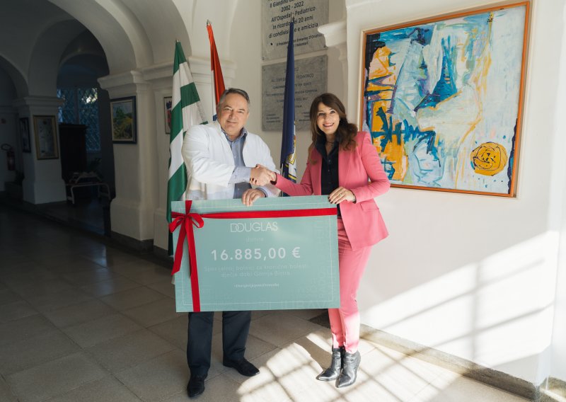 Projekt Douglas parumerija „Darujte ljepotu trenutka“ prikupio 16.885 eur za djecu iz specijalne bolnice u Gornjoj Bistri