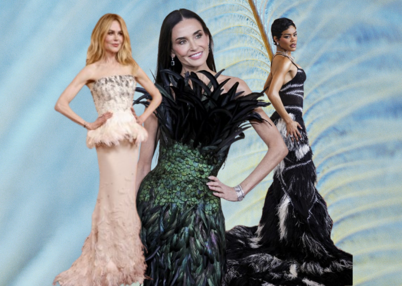 Modna verzija ptičjeg rezervata: Što je ovo na crvenom tepihu? Gdje god pogledaš - očerupane ptice