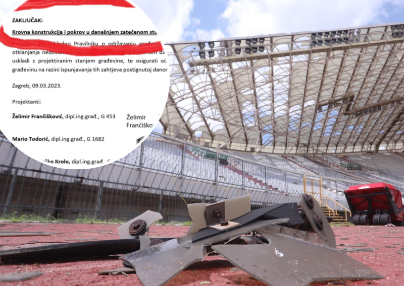 Šokantno: Krov Poljuda nije siguran već četiri godine!