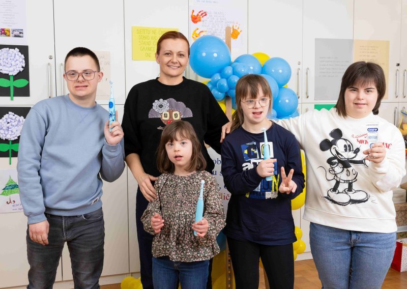 Oral-B i dm doniraju električne zubne četkice Udruzi za sindrom Down