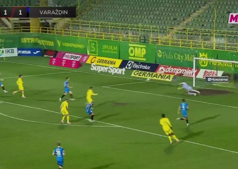 Pogledajte najbizarniji gol u povijesti SuperSport HNL-a: Kako je ovo ušlo?