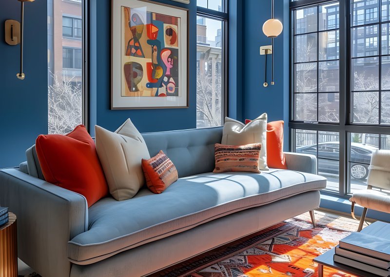 Plava više ne ide s bijelom: Dizajneri otkrivaju bolju opciju koja podiže svaki dnevni boravak