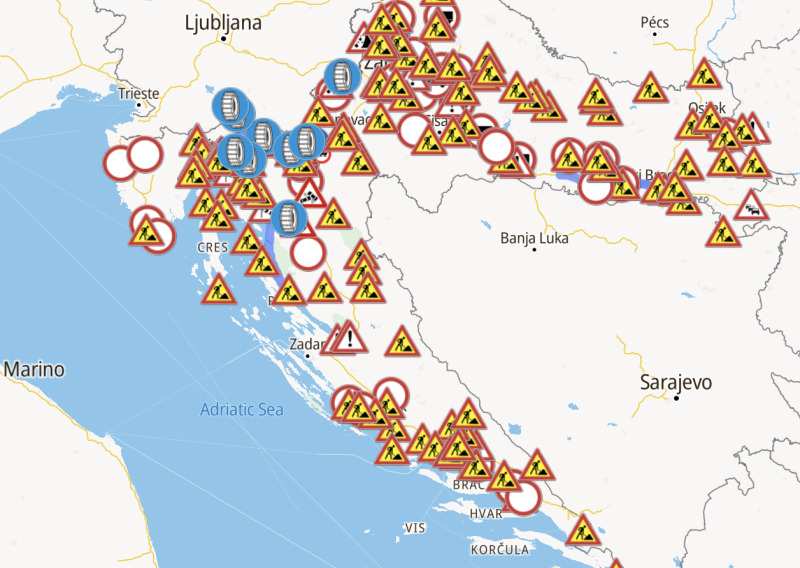 HAK javlja o više prometnih nesreća na autocesti: Stvaraju se velike gužve oko Zagreba