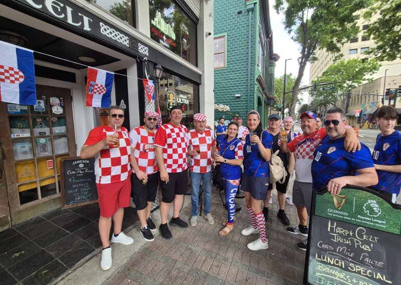 Pogledajte atmosferu koju su Hrvati napravili u Orlandu