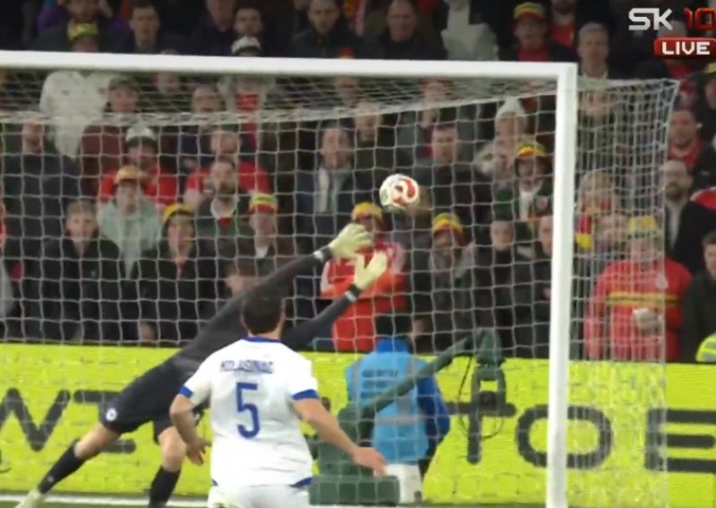 Pogledajte nevjerojatan gol nakon pogreške golmana kojim je Wales poveo protiv BiH