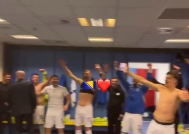 Pogledajte kako se trese svlačionica BiH u Cardiffu: Evo što se pjeva nakon epske pobjede