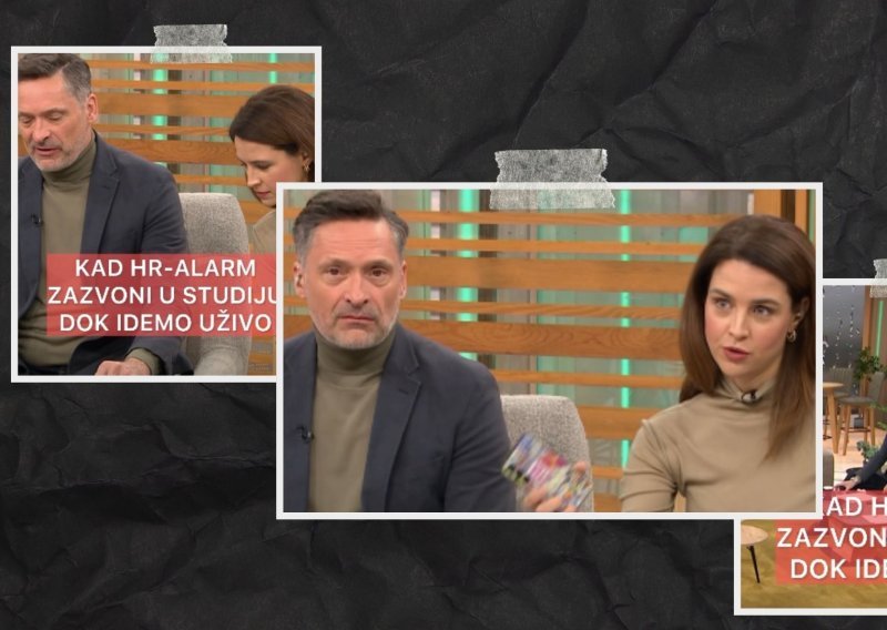 Pogledajte reakciju Doris Pinčić Guberović nakon što joj je tijekom emisije stiglo upozorenje na mobitel