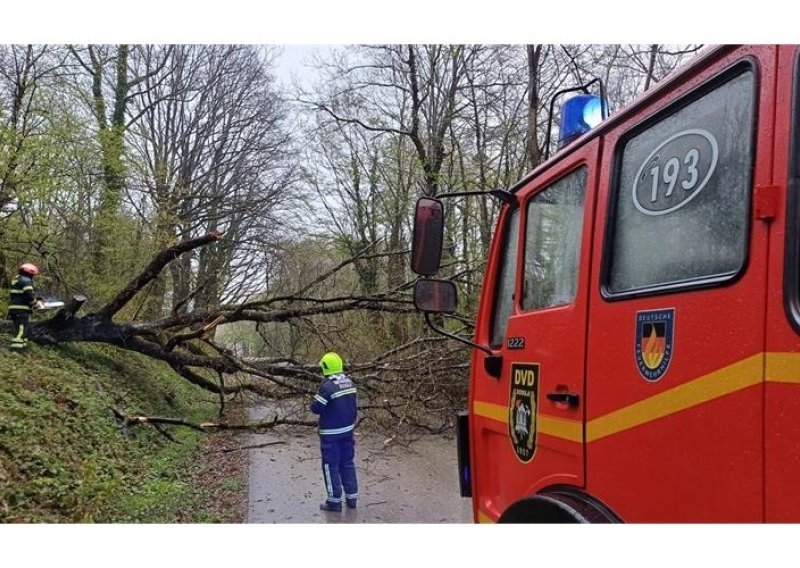 Vatrogasci se razletjeli diljem Hrvatske: U 24 sata odradili preko 900 intervencija