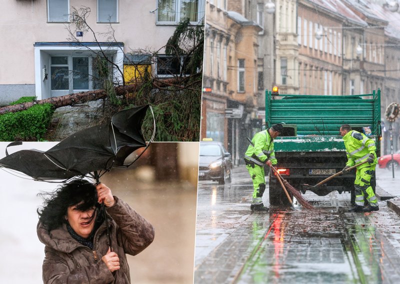 Oluja razorila Zagreb: Hrvatske šume poslale upozorenje; Plenković obećao pomoć