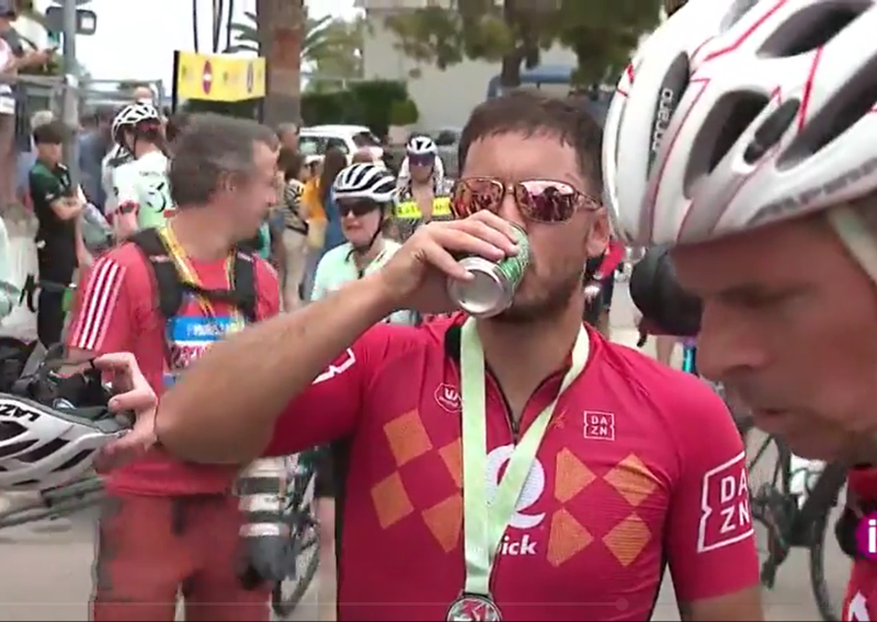 Kakva legenda; pogledajte kako je Eden Hazard proslavio završetak utrke