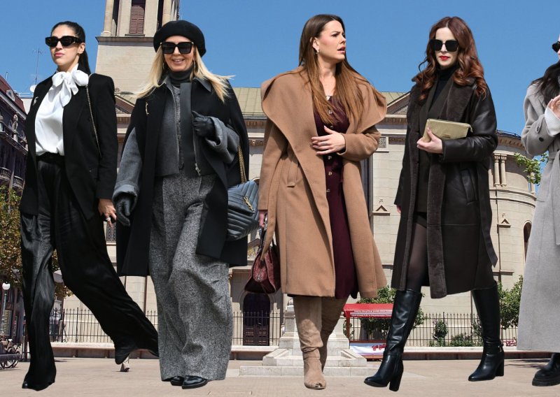 Dugi krojevi i igra tekstura pokazali su da je dobro odabran kaput najjači modni adut zagrebačke špice