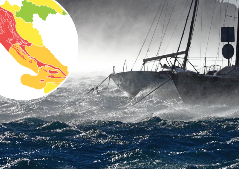 Nevrijeme pred vratima: Bura će rušiti sve pred sobom, upozorenje najviše razine