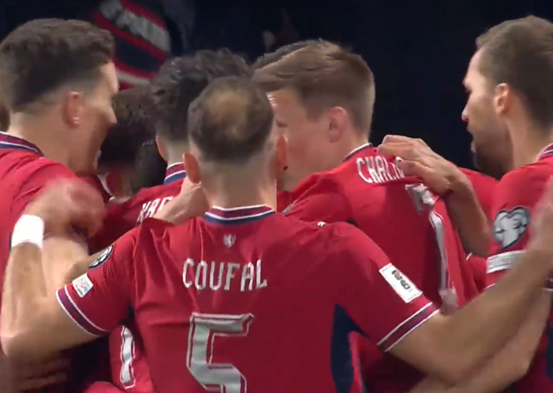 Pogledajte golčinu Češke protiv Danske